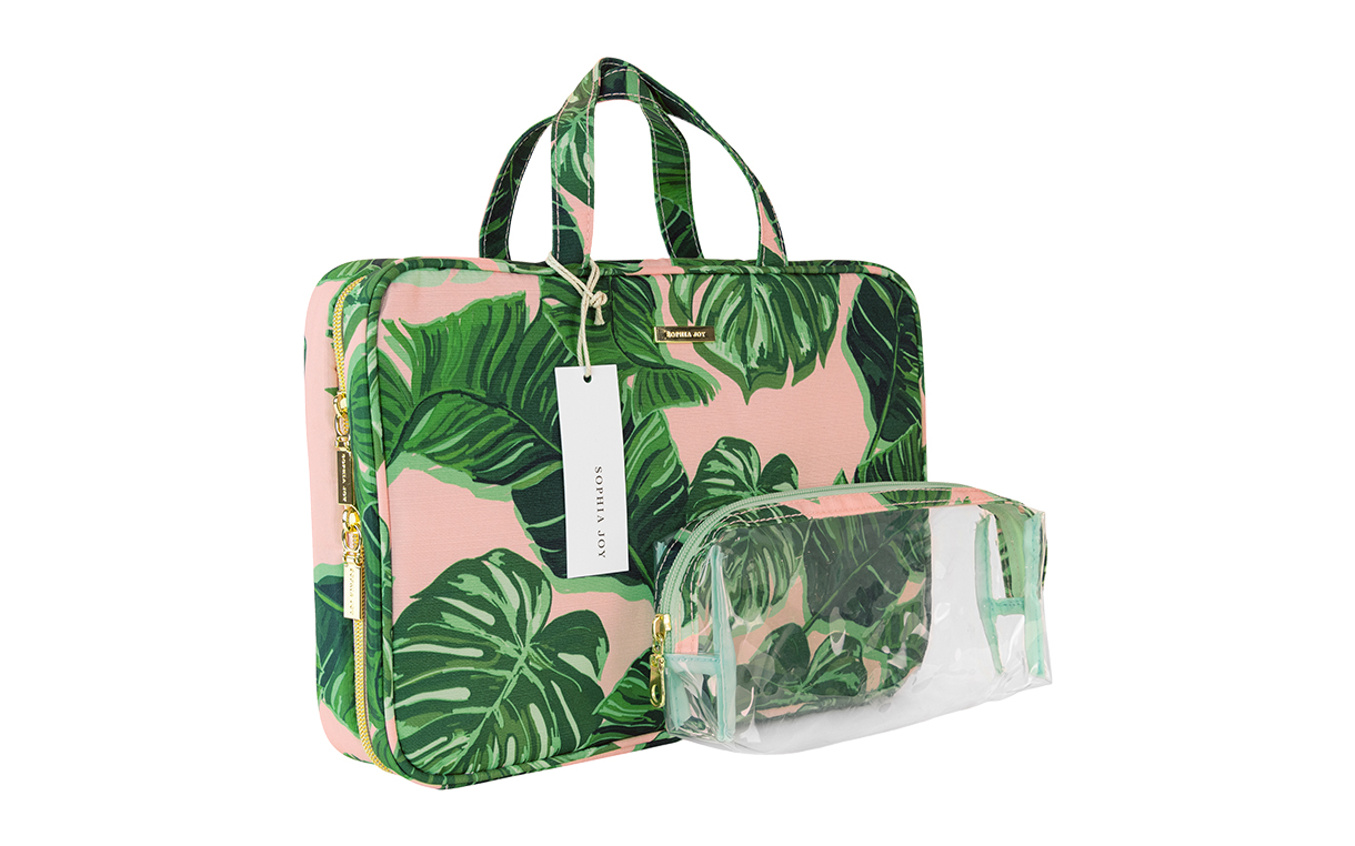 two bags on white background